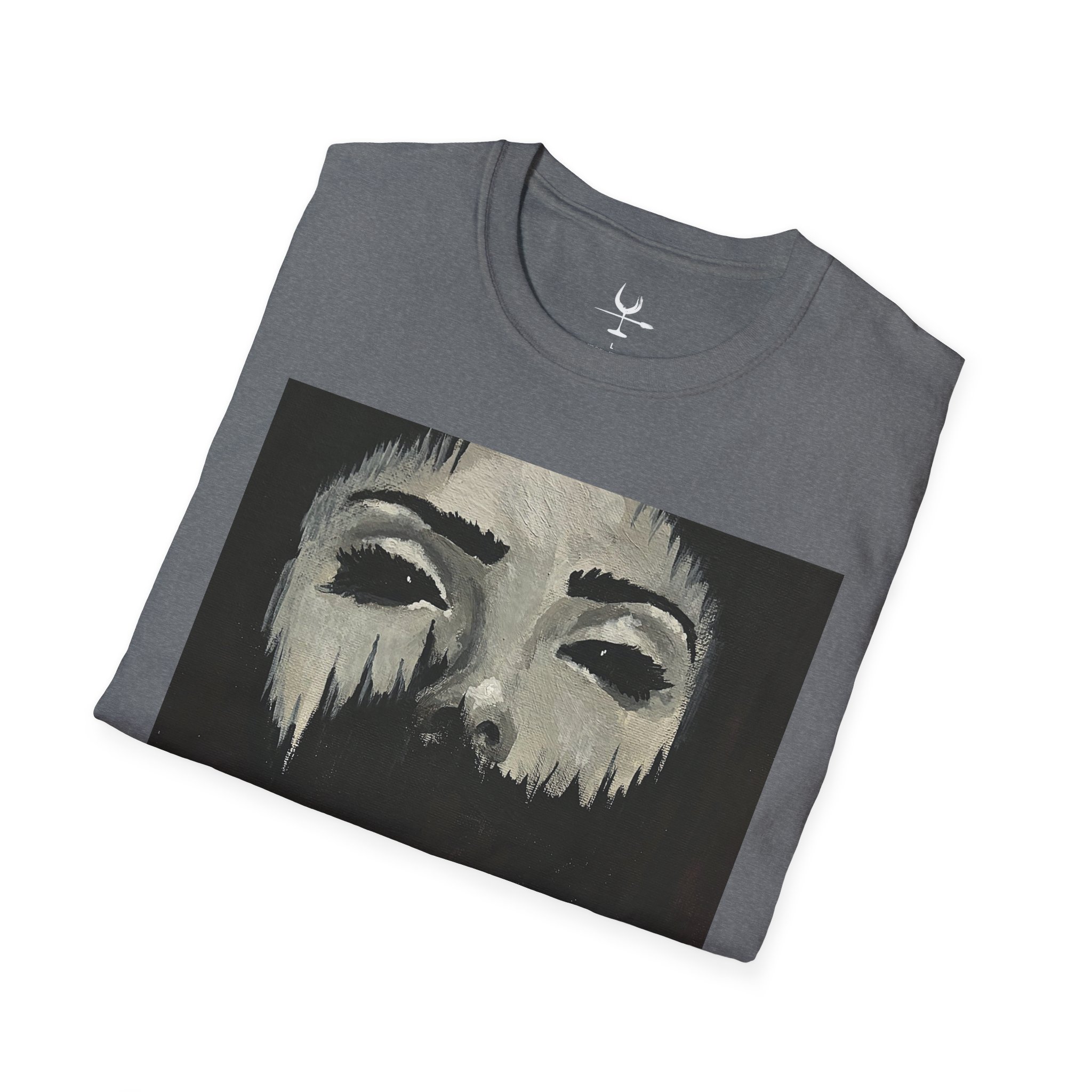 Artsy Unisex Softstyle T-Shirt - "Empty" - Image 8