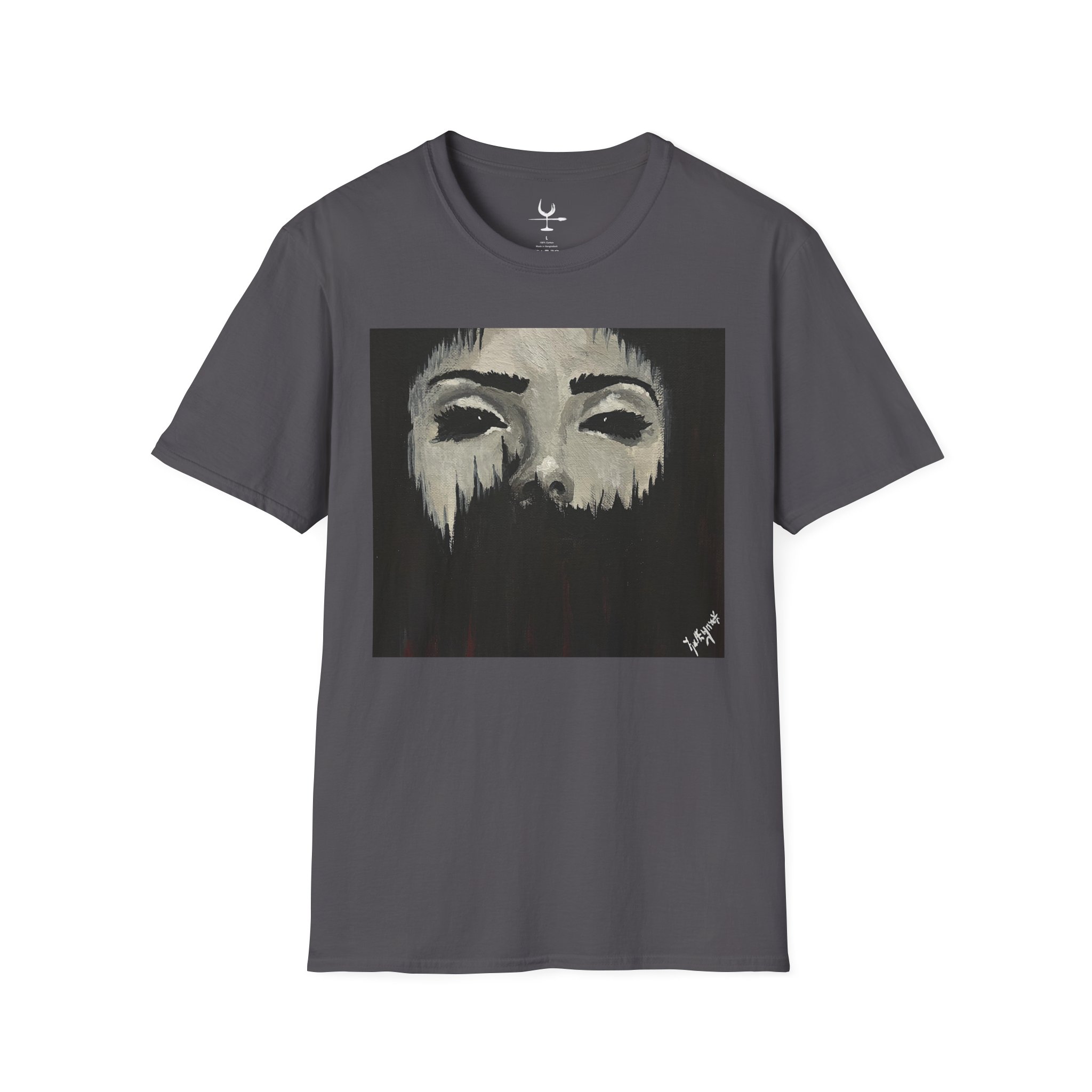 Artsy Unisex Softstyle T-Shirt - "Empty" - Image 13