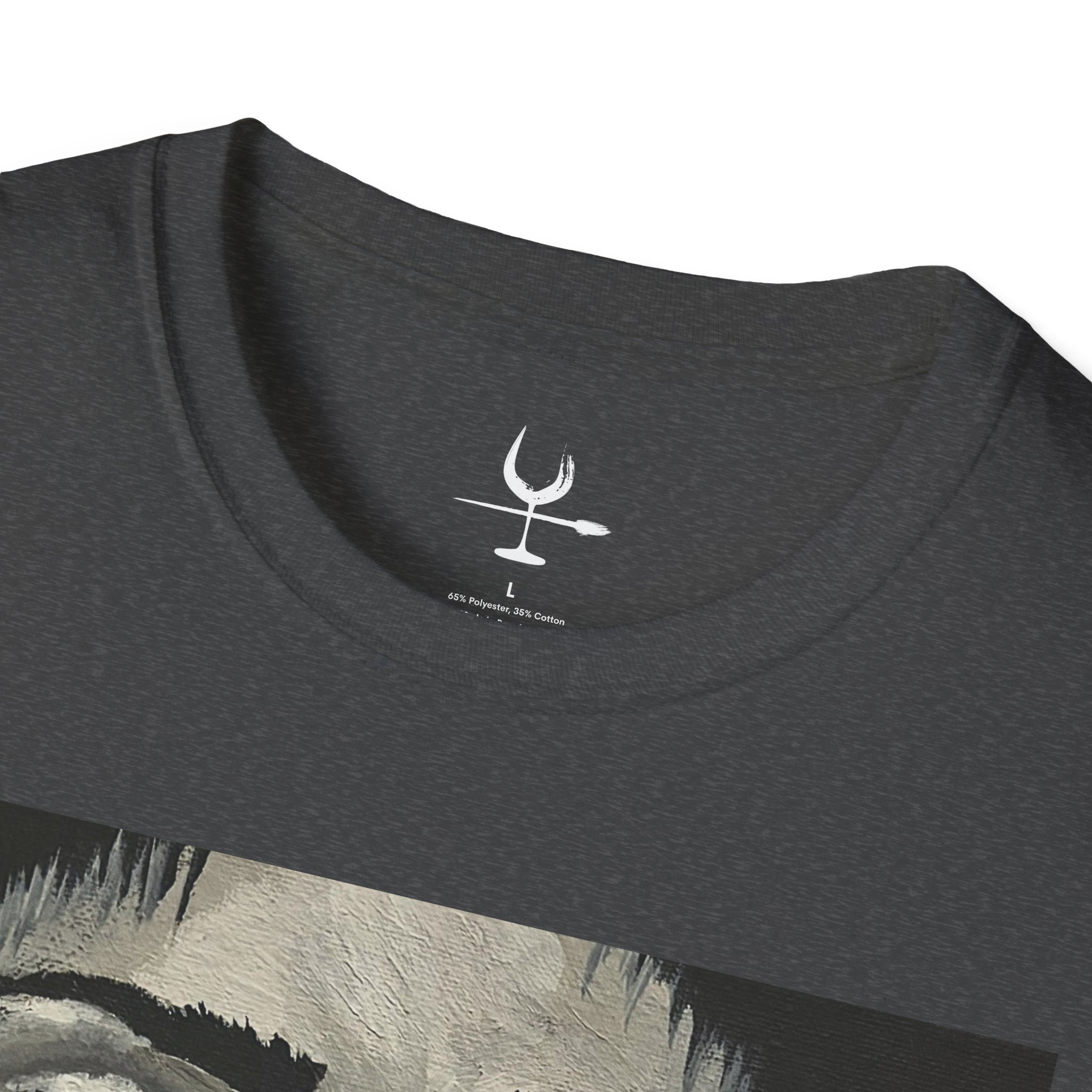 Artsy Unisex Softstyle T-Shirt - "Empty" - Image 11