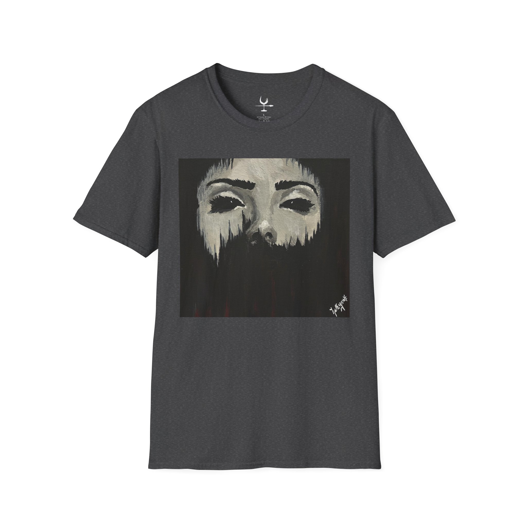 Artsy Unisex Softstyle T-Shirt - "Empty" - Image 9