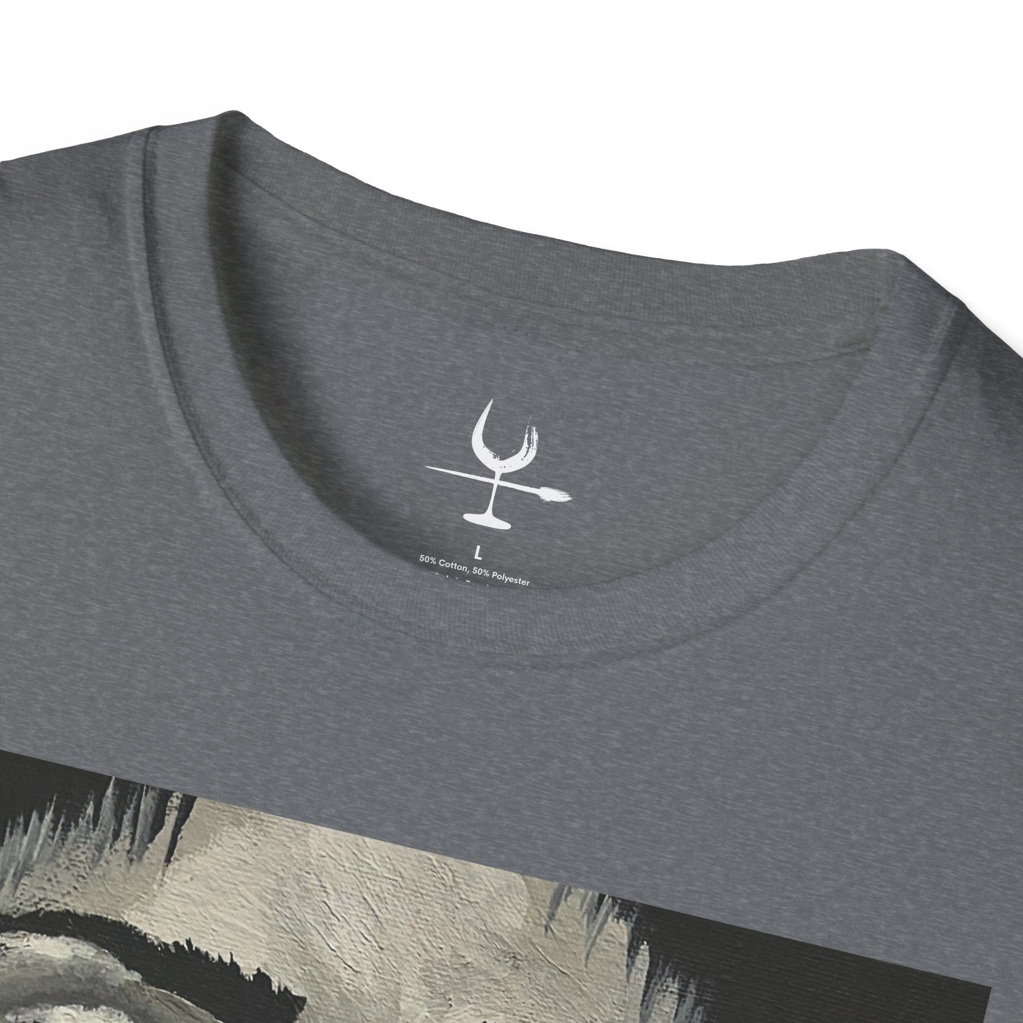 Artsy Unisex Softstyle T-Shirt - "Empty" - Image 7