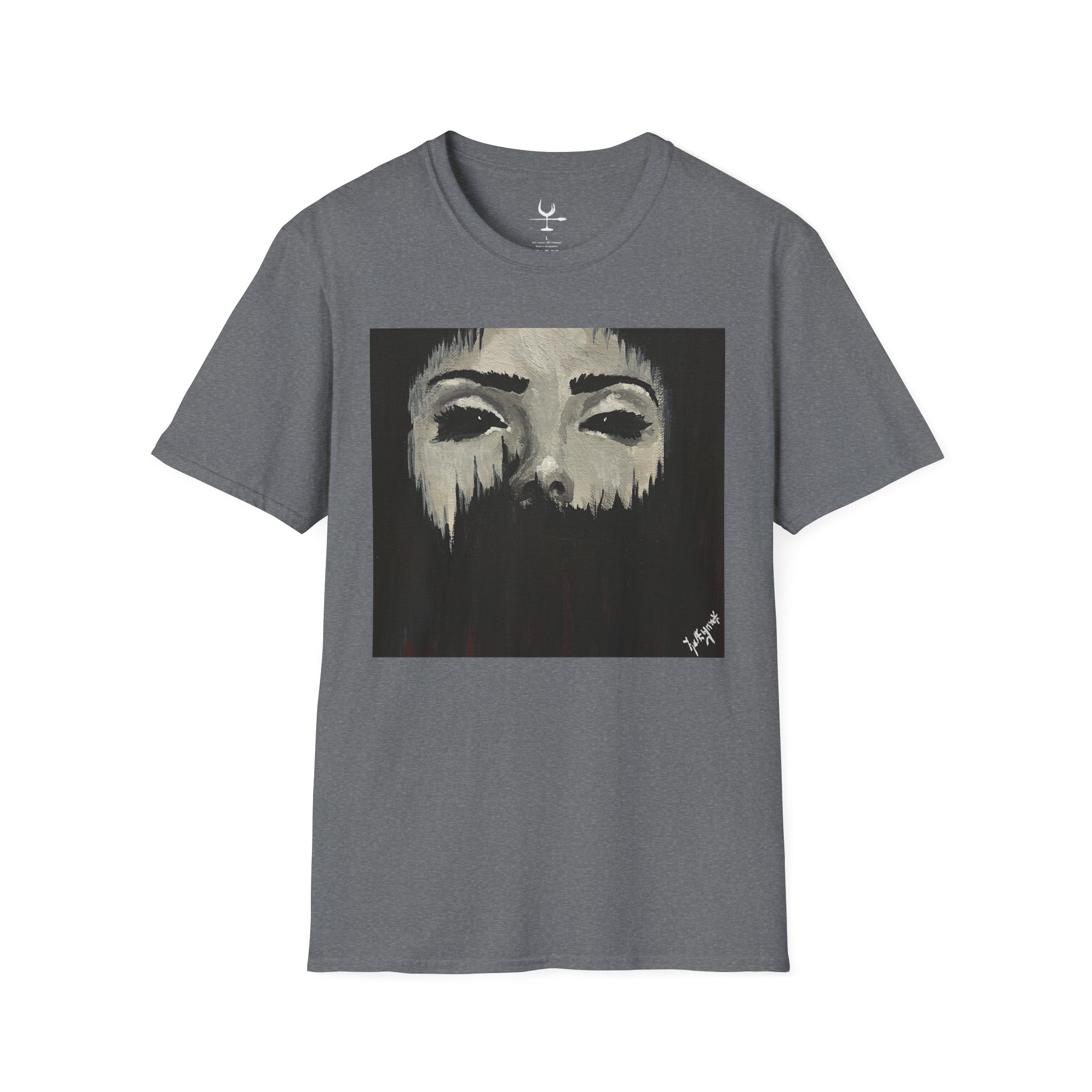 Artsy Unisex Softstyle T-Shirt - "Empty" - Image 5