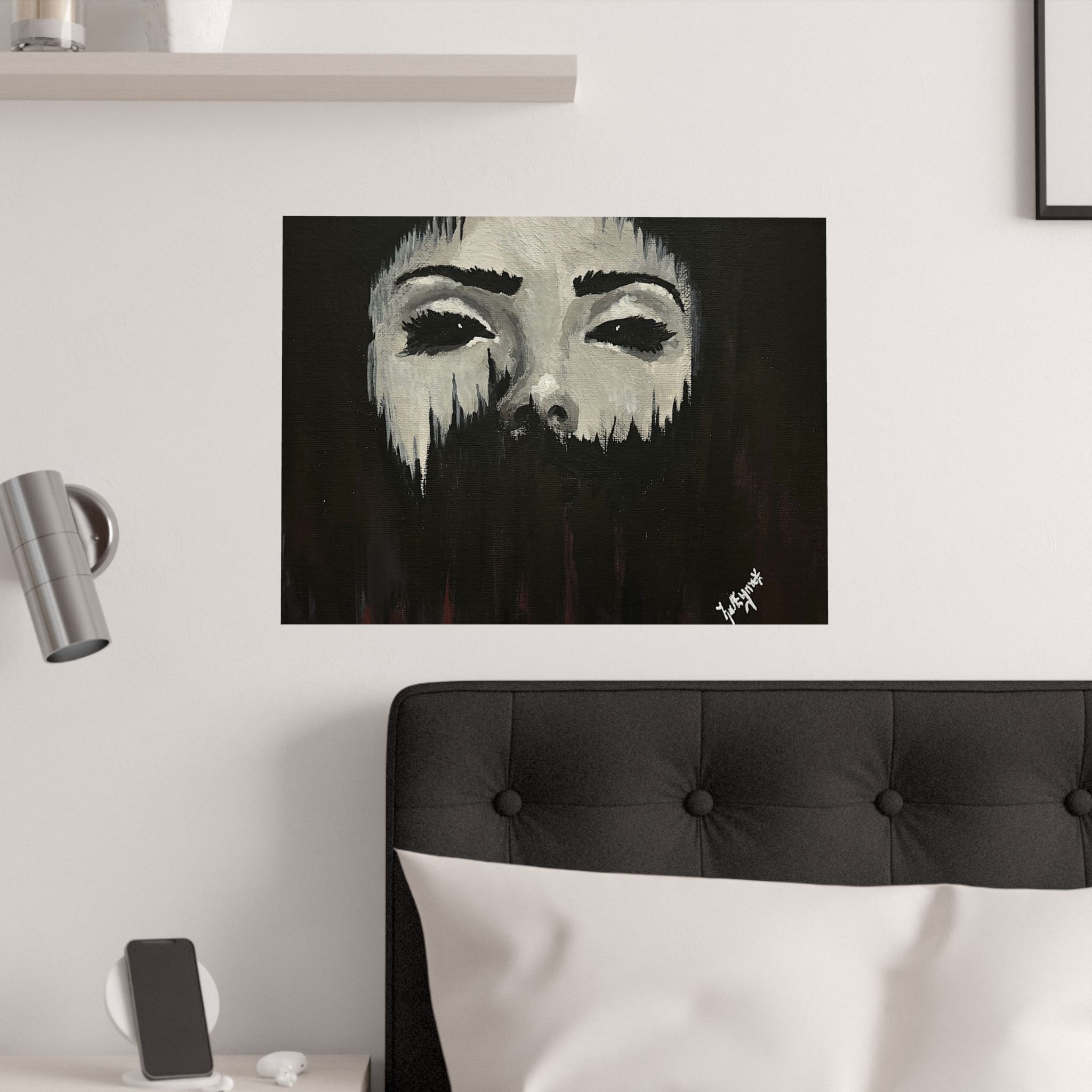 Mystical Satin Art Poster - "Empty" - Image 3