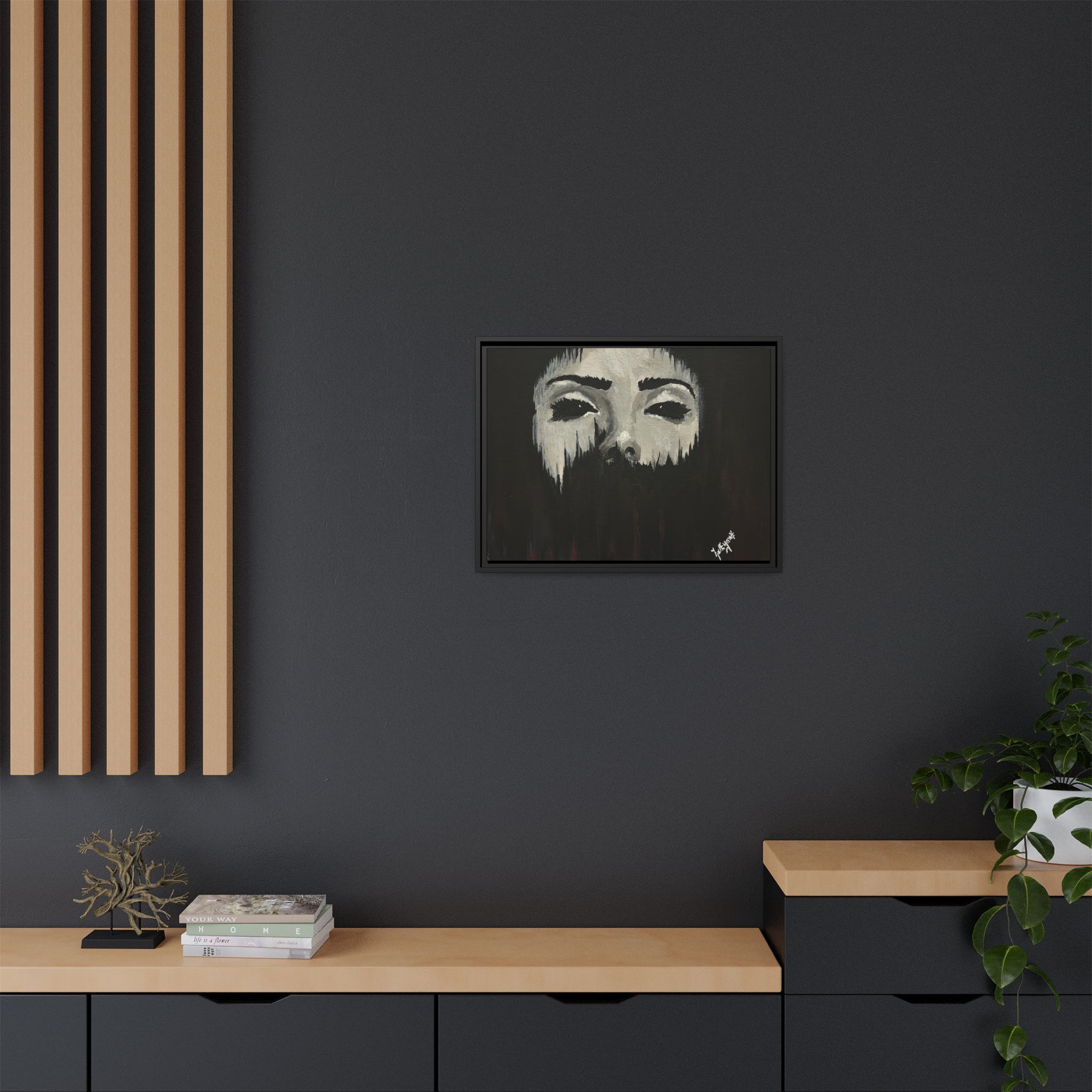 "Empty" Framed Canvas - Image 10