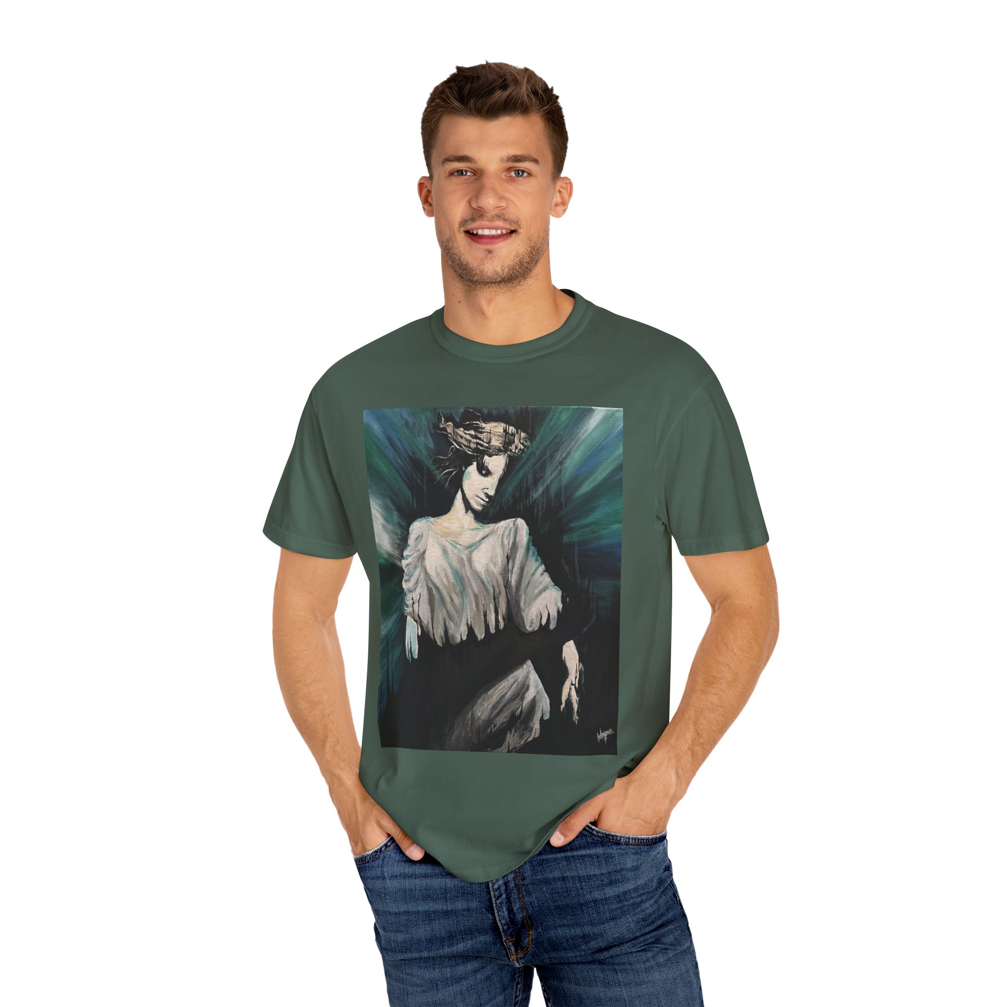 "The Void" Unisex Garment-Dyed T-Shirt - Image 31