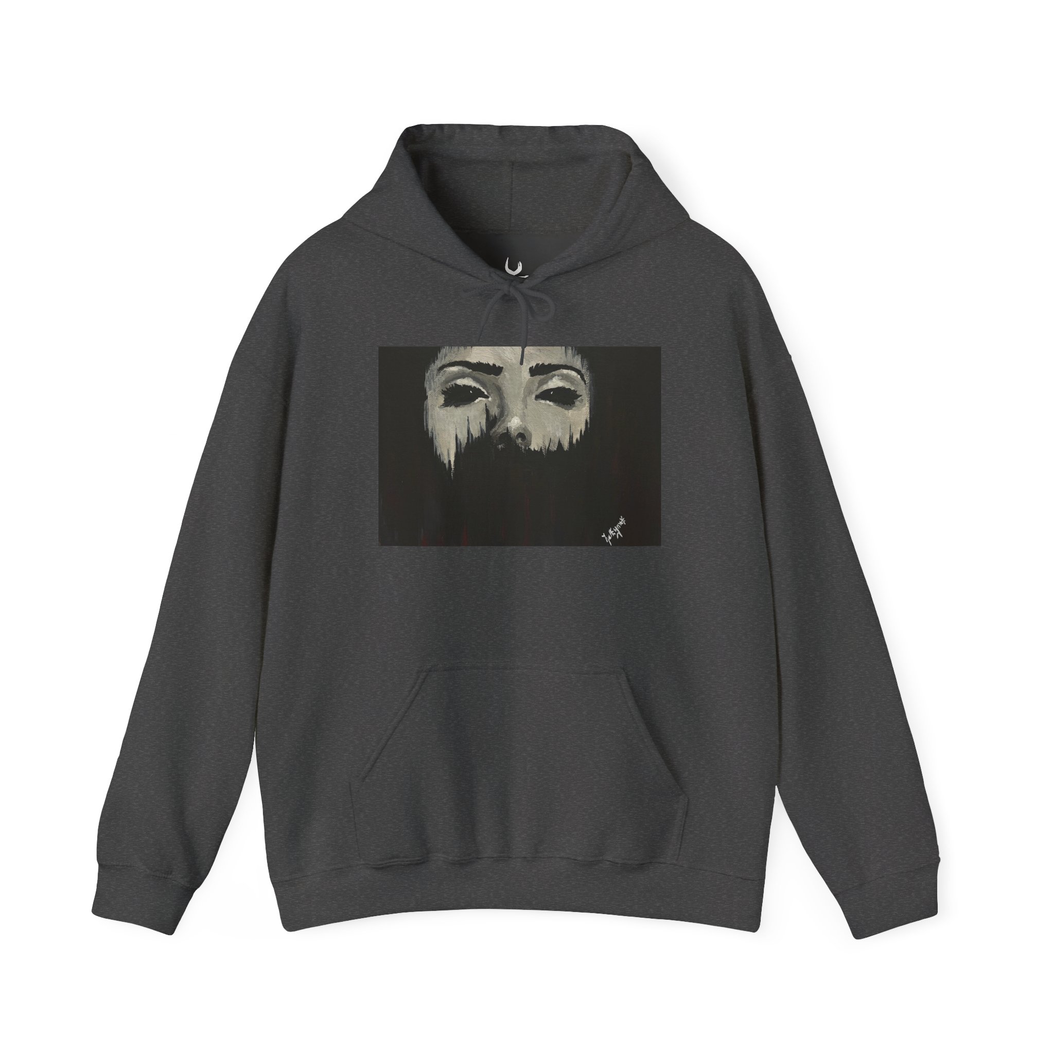 "Empty" Unisex Hooded Sweatshirt - Image 9