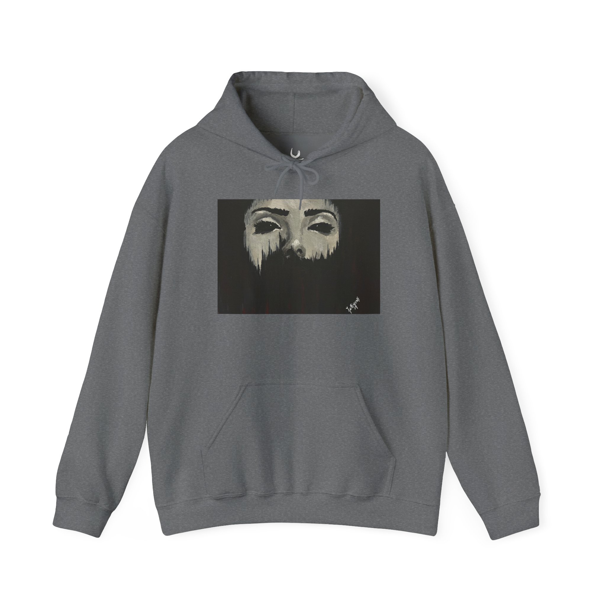 "Empty" Unisex Hooded Sweatshirt - Image 5