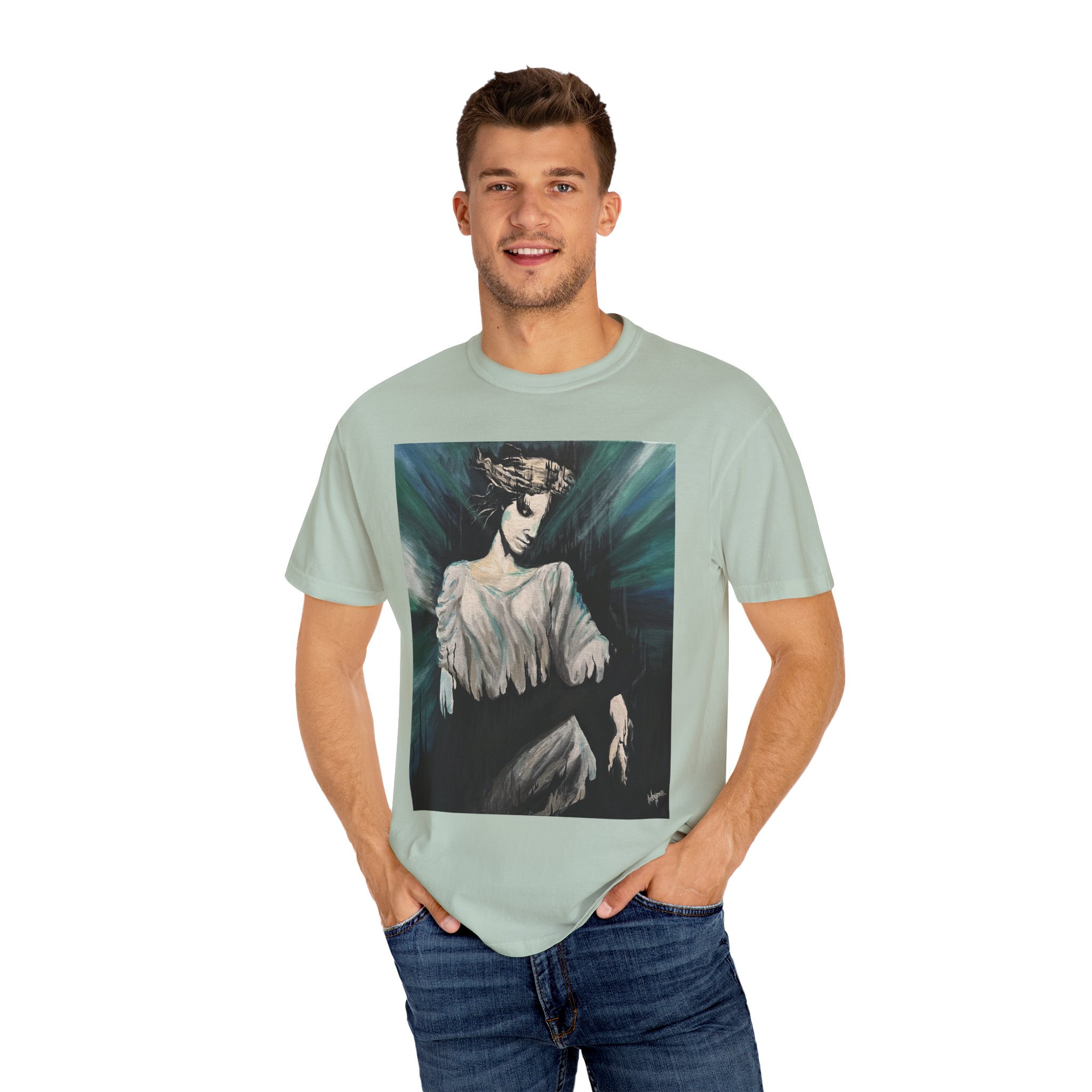 "The Void" Unisex Garment-Dyed T-Shirt - Image 15
