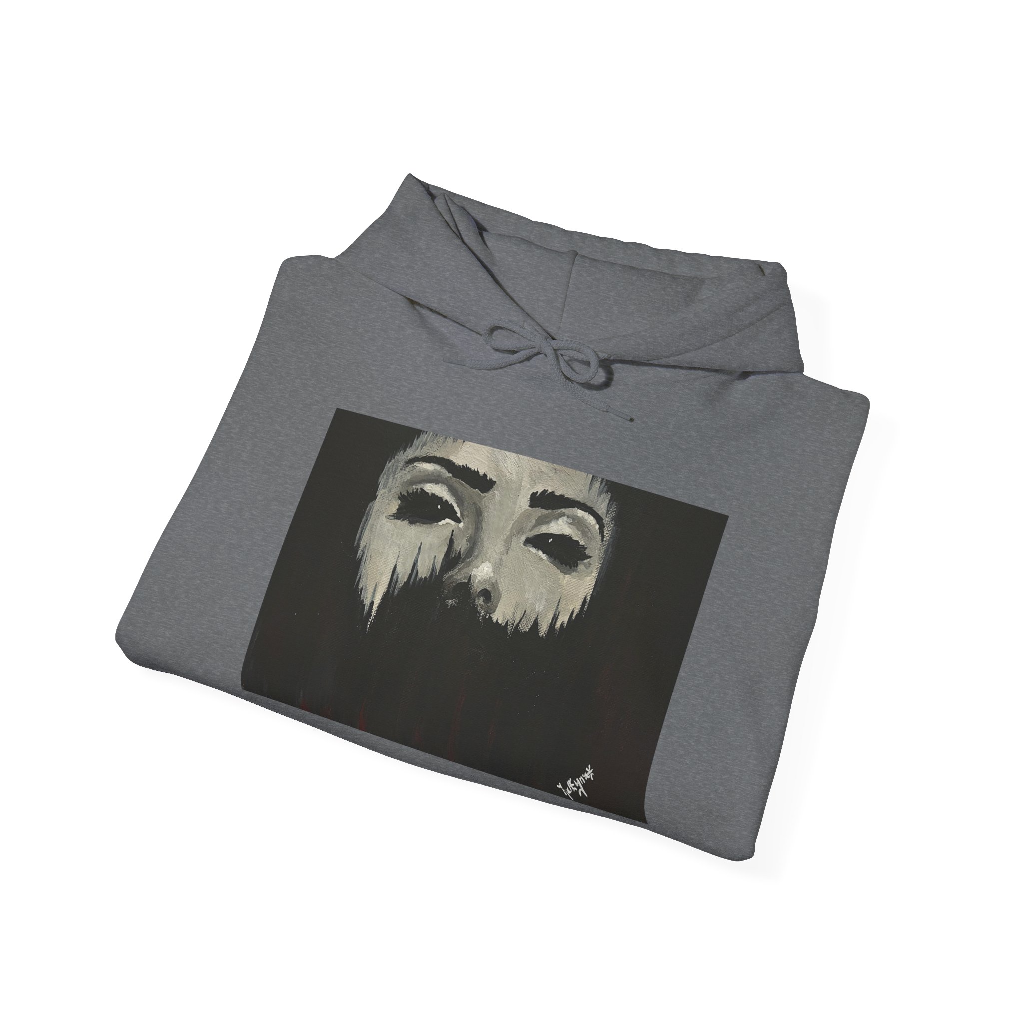 "Empty" Unisex Hooded Sweatshirt - Image 8