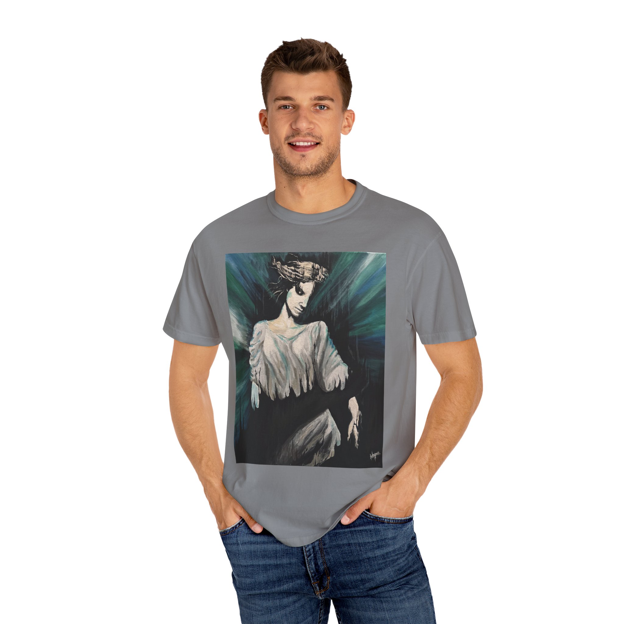 "The Void" Unisex Garment-Dyed T-Shirt - Image 11