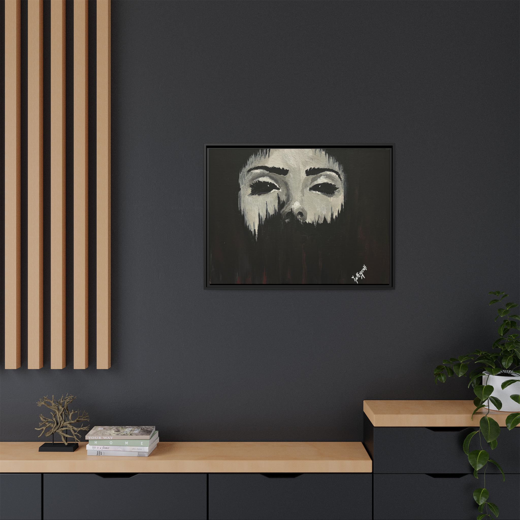 "Empty" Framed Canvas - Image 14