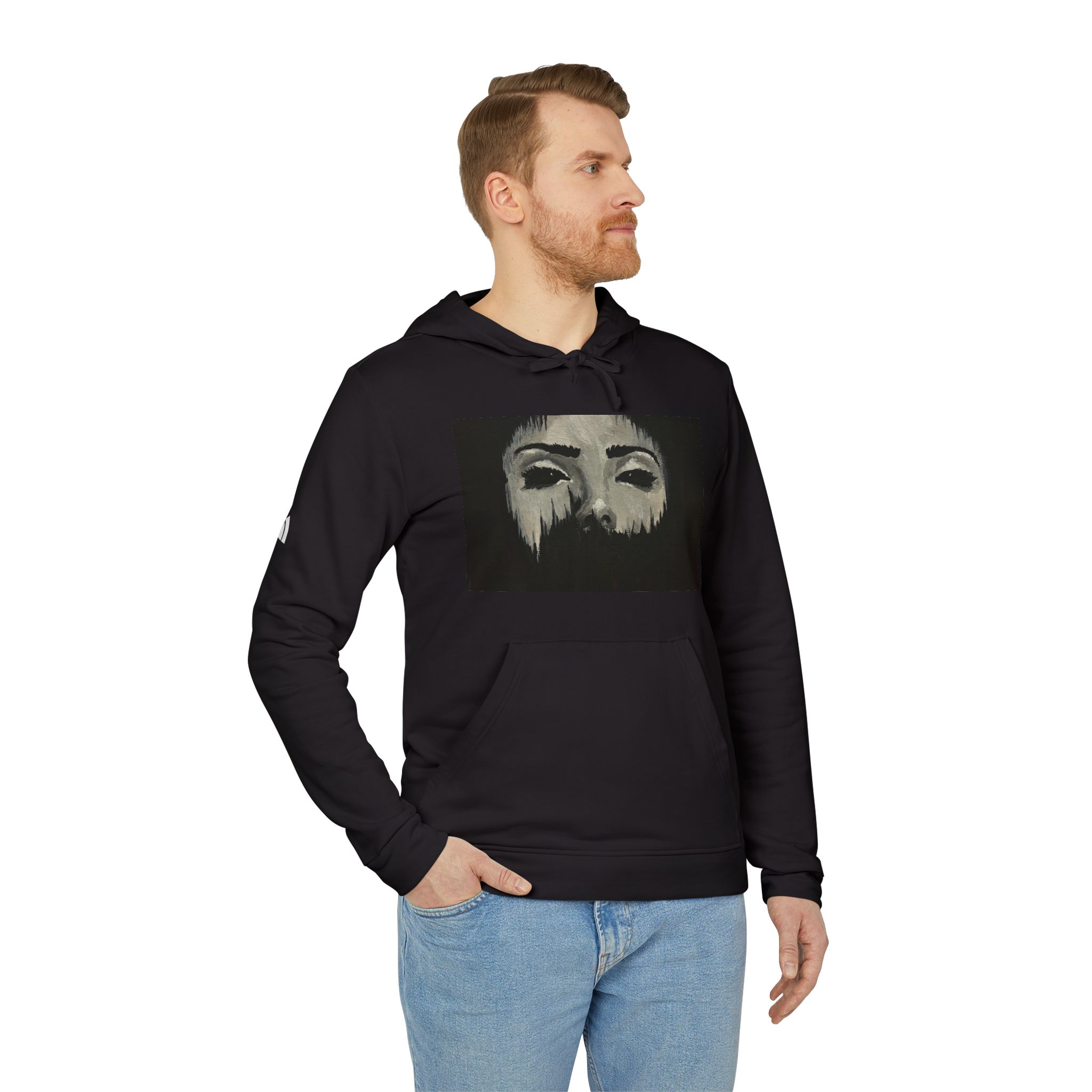"Empty" Unisex Fleece Hoodie - Image 5