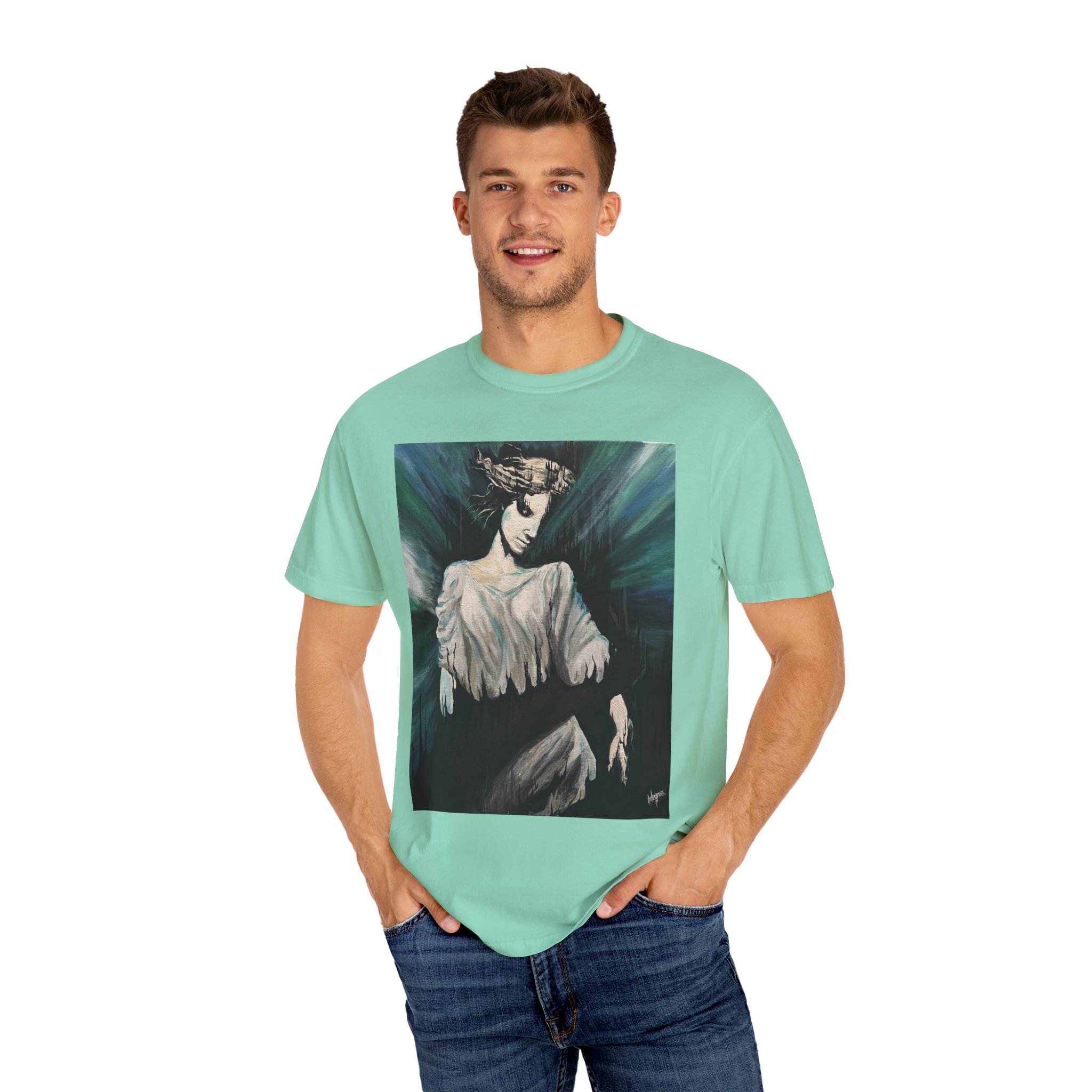 "The Void" Unisex Garment-Dyed T-Shirt - Image 19