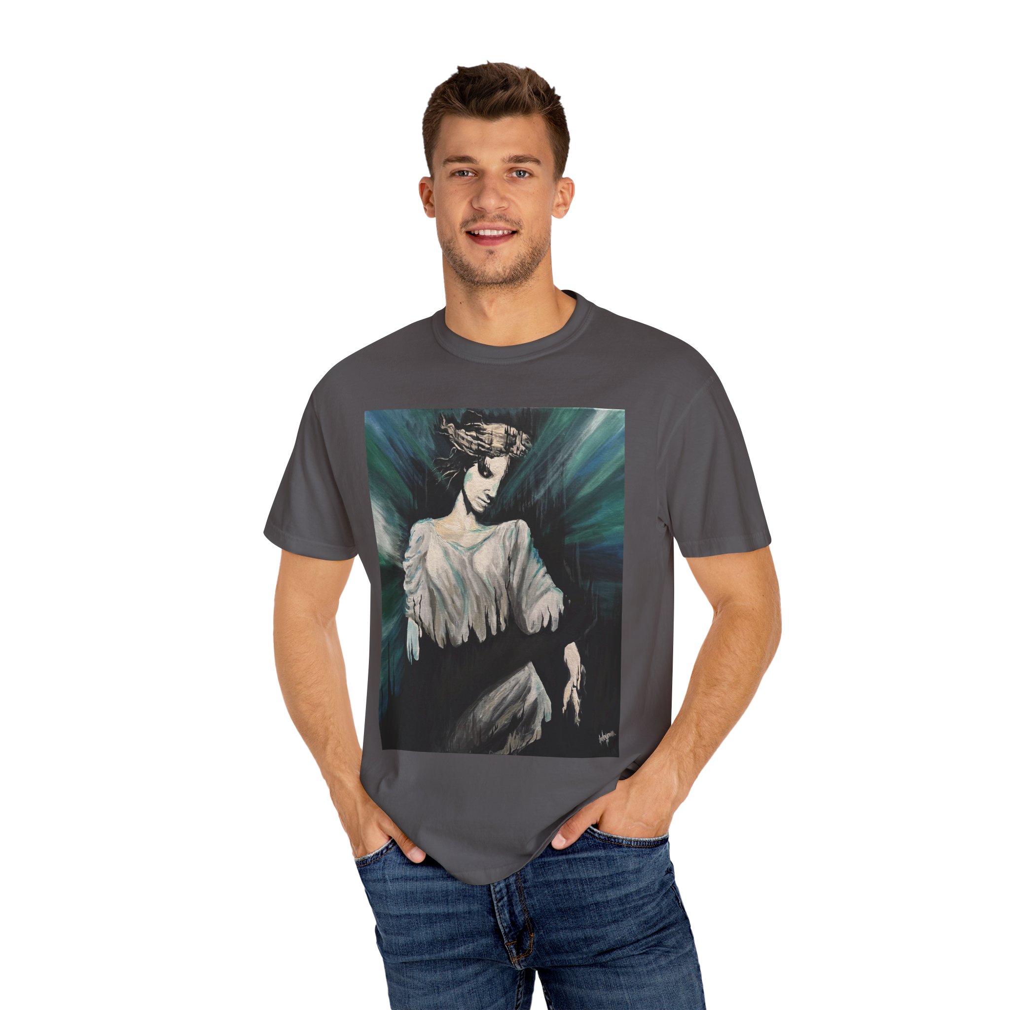 "The Void" Unisex Garment-Dyed T-Shirt - Image 47