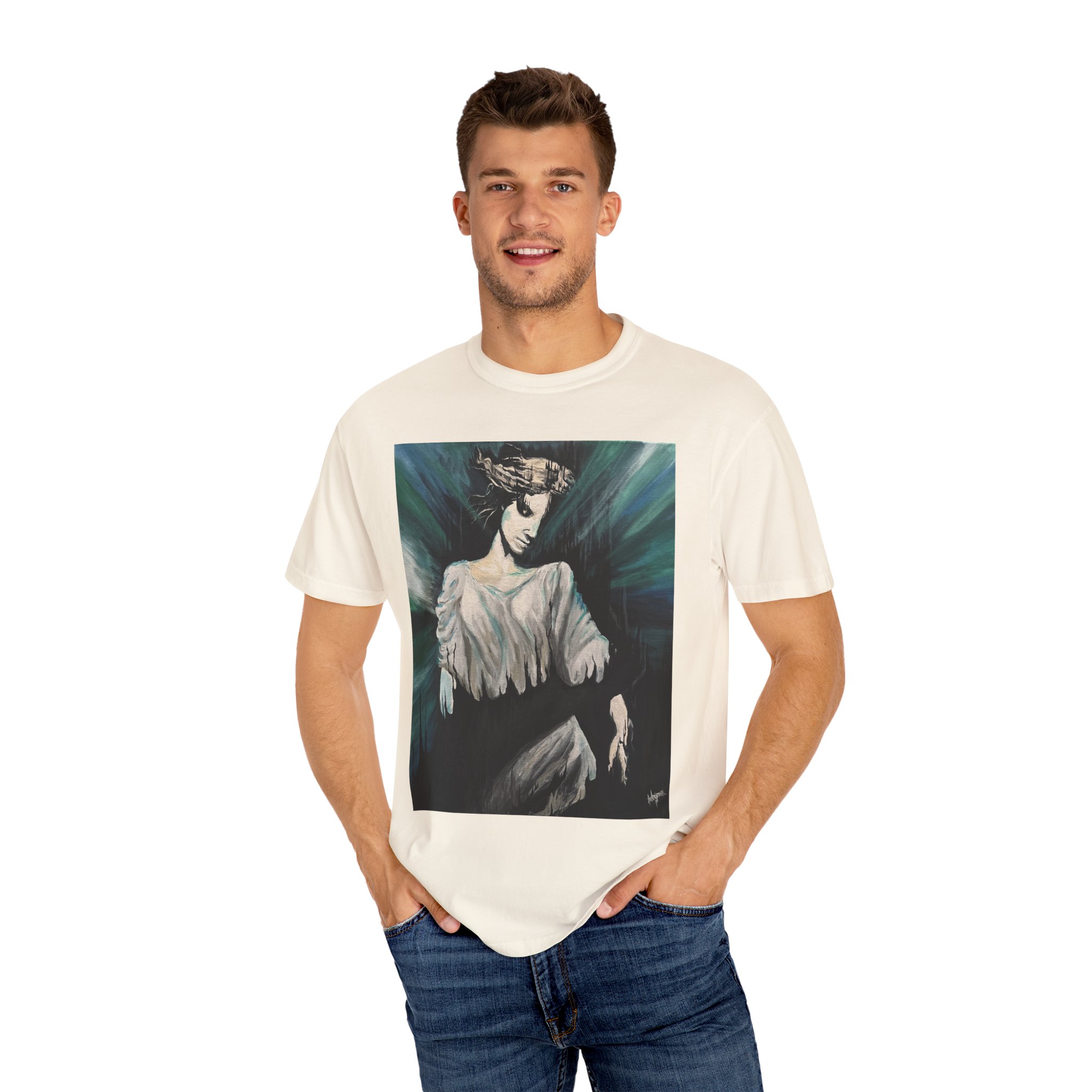 "The Void" Unisex Garment-Dyed T-Shirt - Image 3