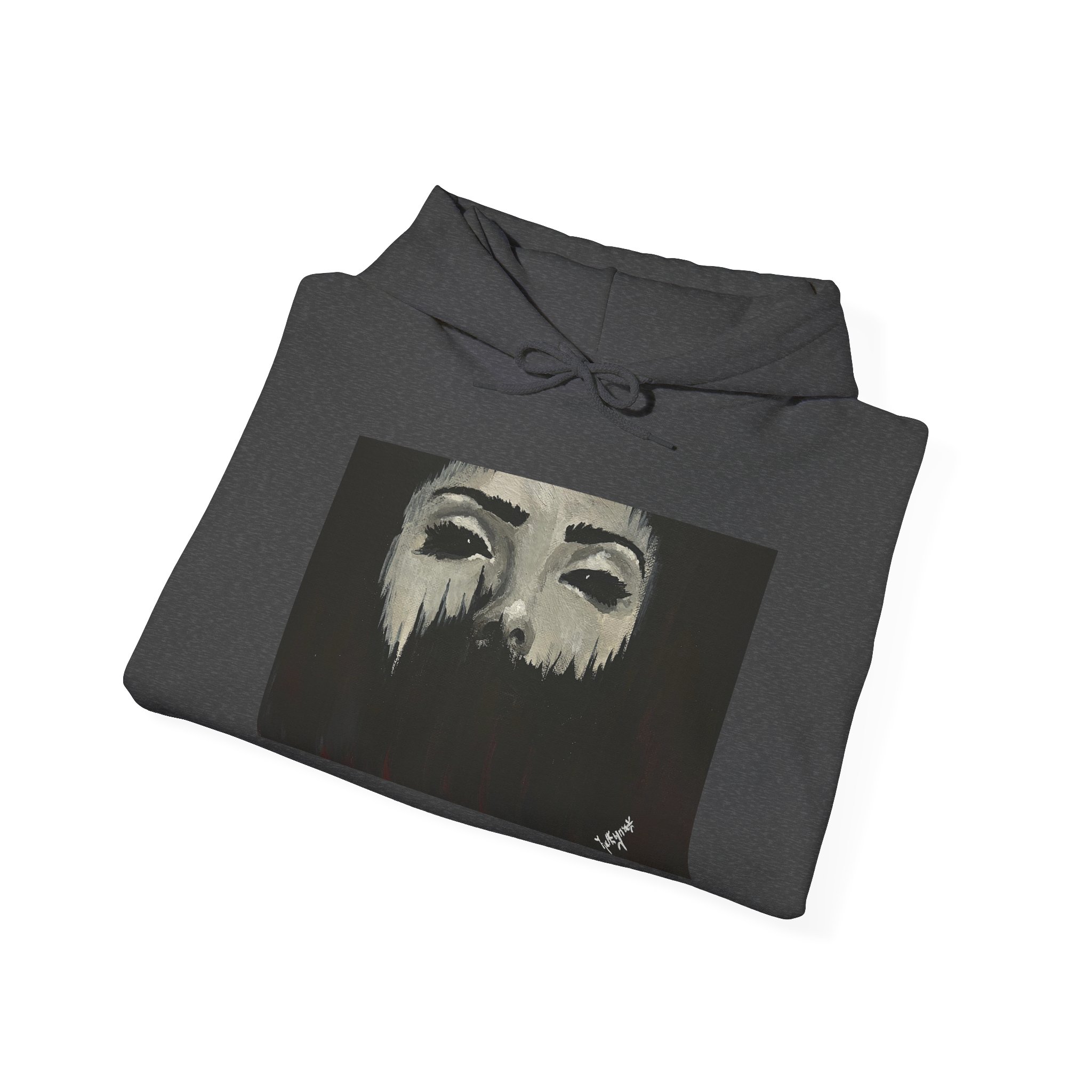 "Empty" Unisex Hooded Sweatshirt - Image 12