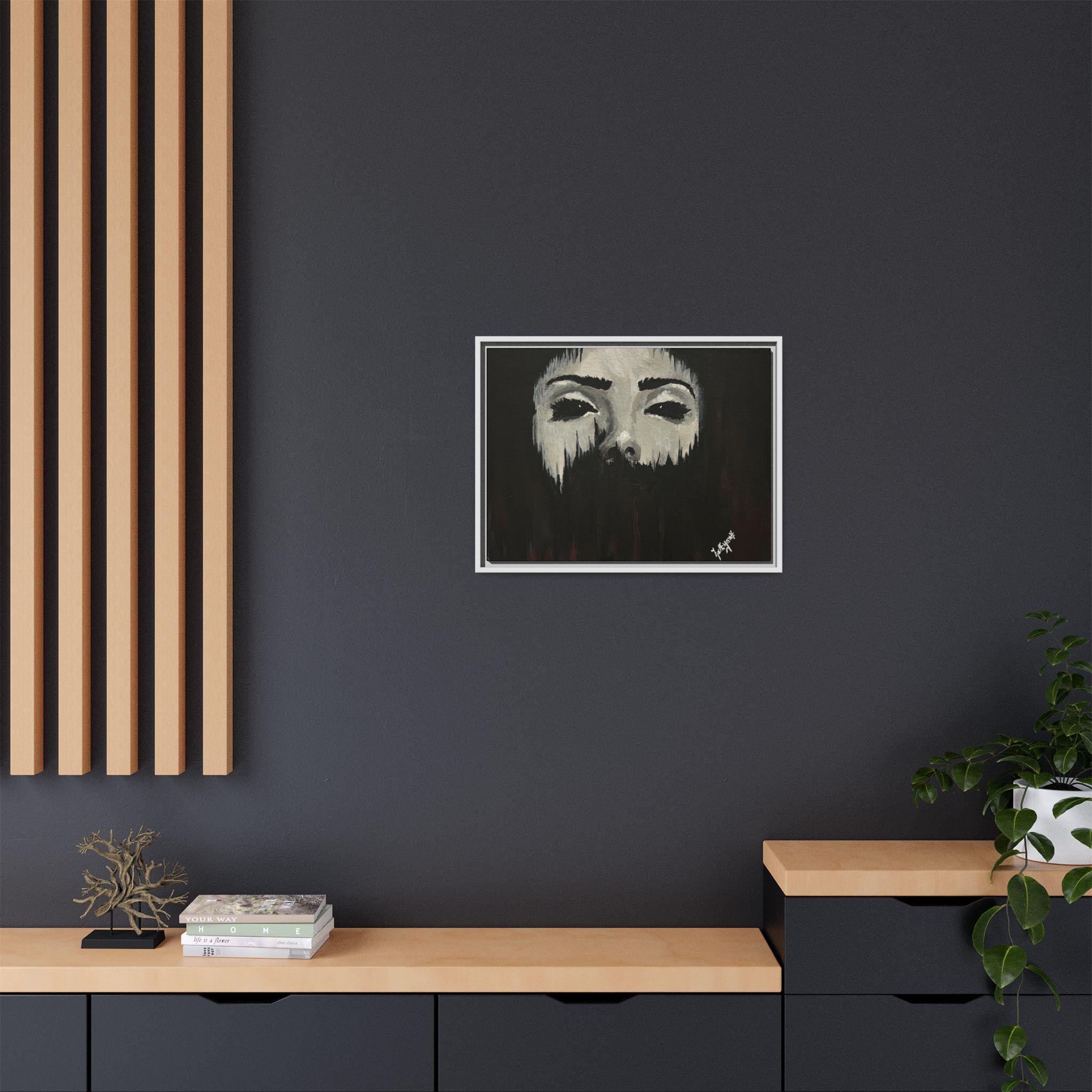 "Empty" Framed Canvas - Image 34