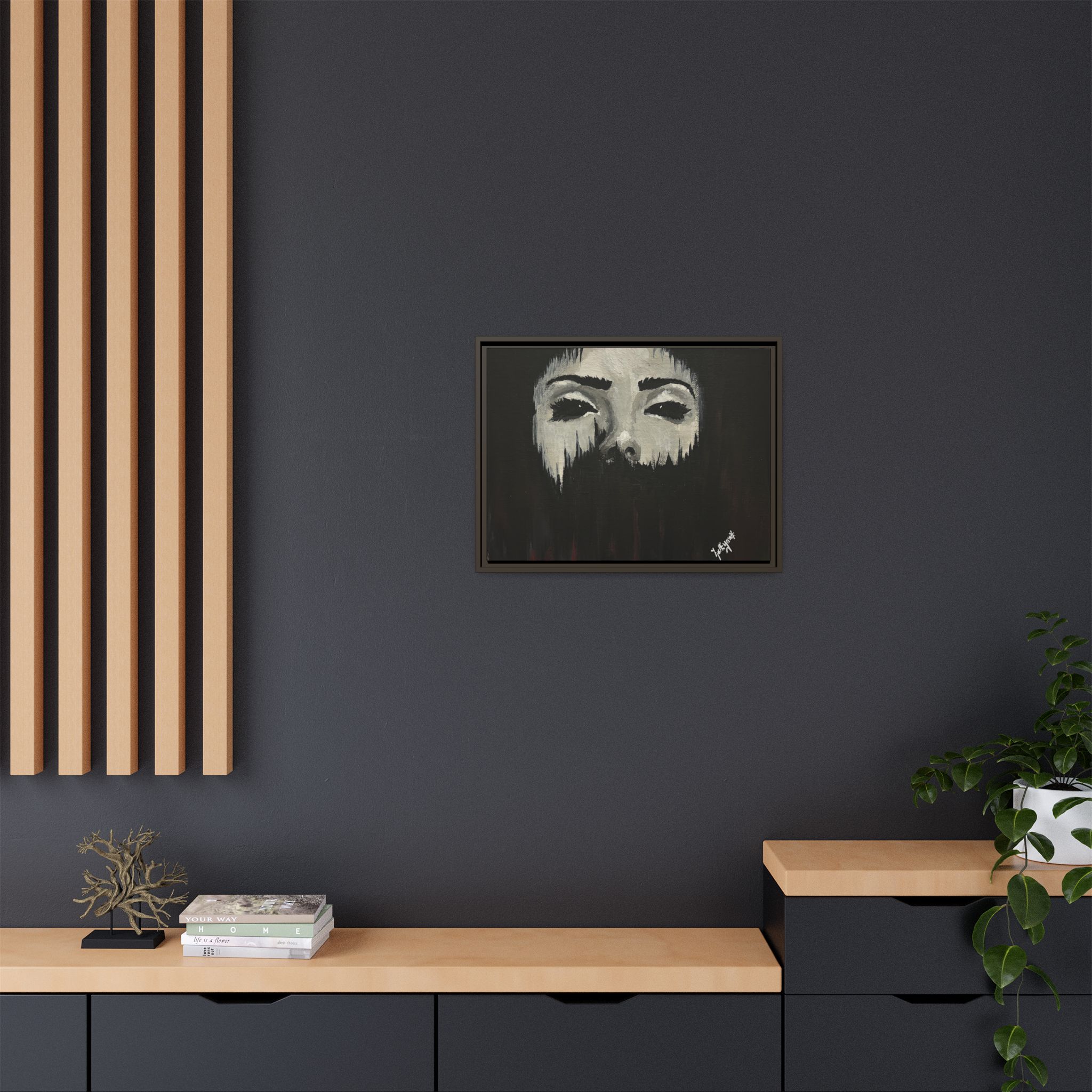 "Empty" Framed Canvas - Image 30