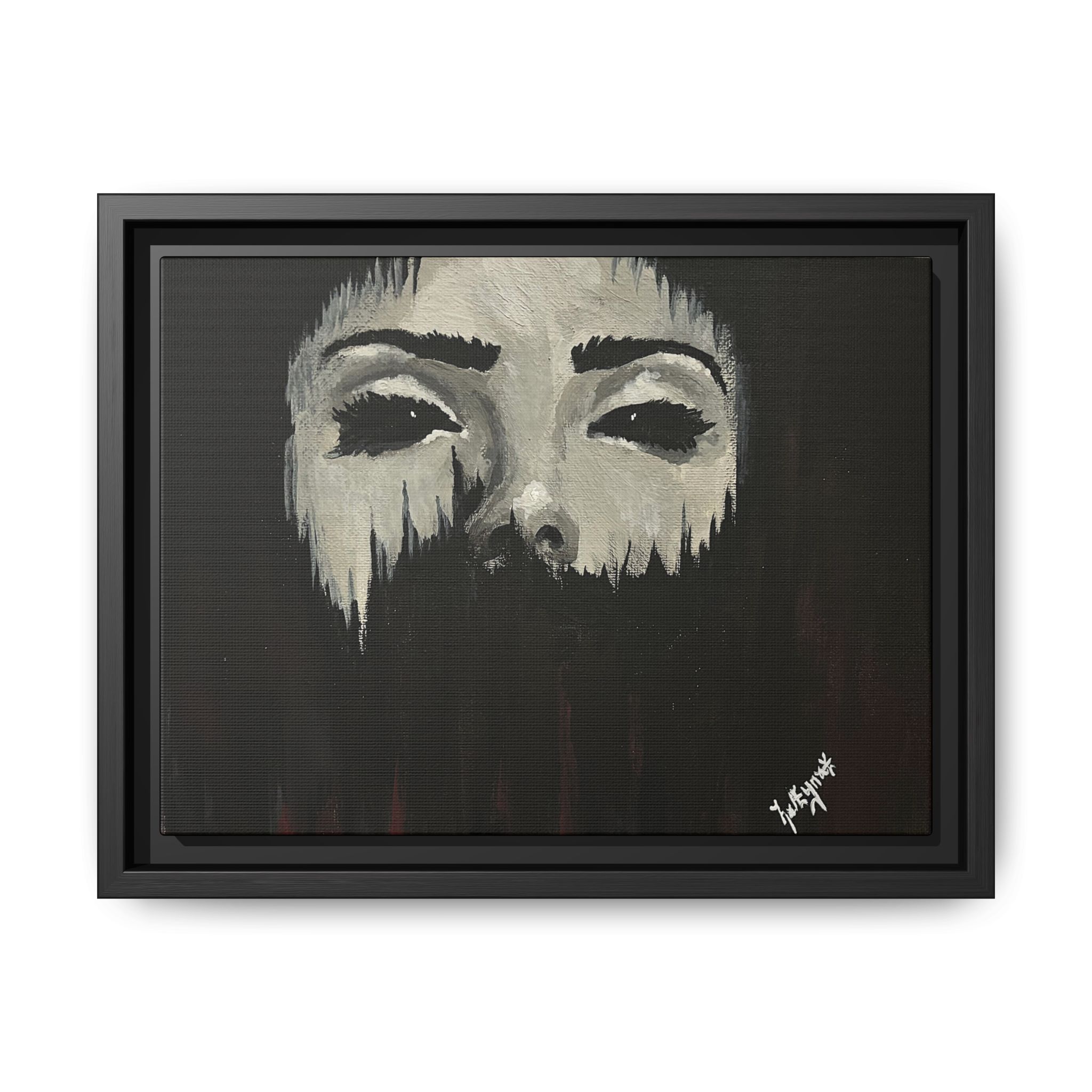 "Empty" Framed Canvas
