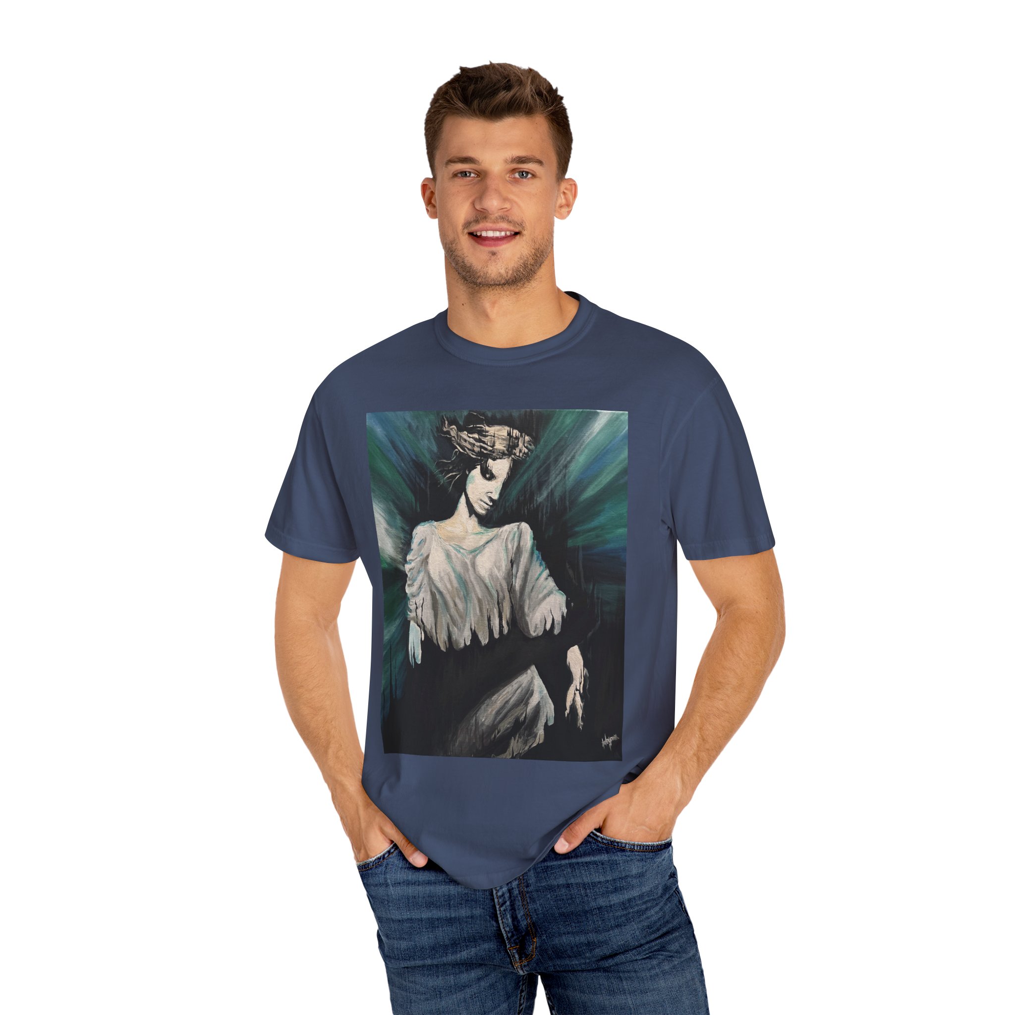 "The Void" Unisex Garment-Dyed T-Shirt - Image 43