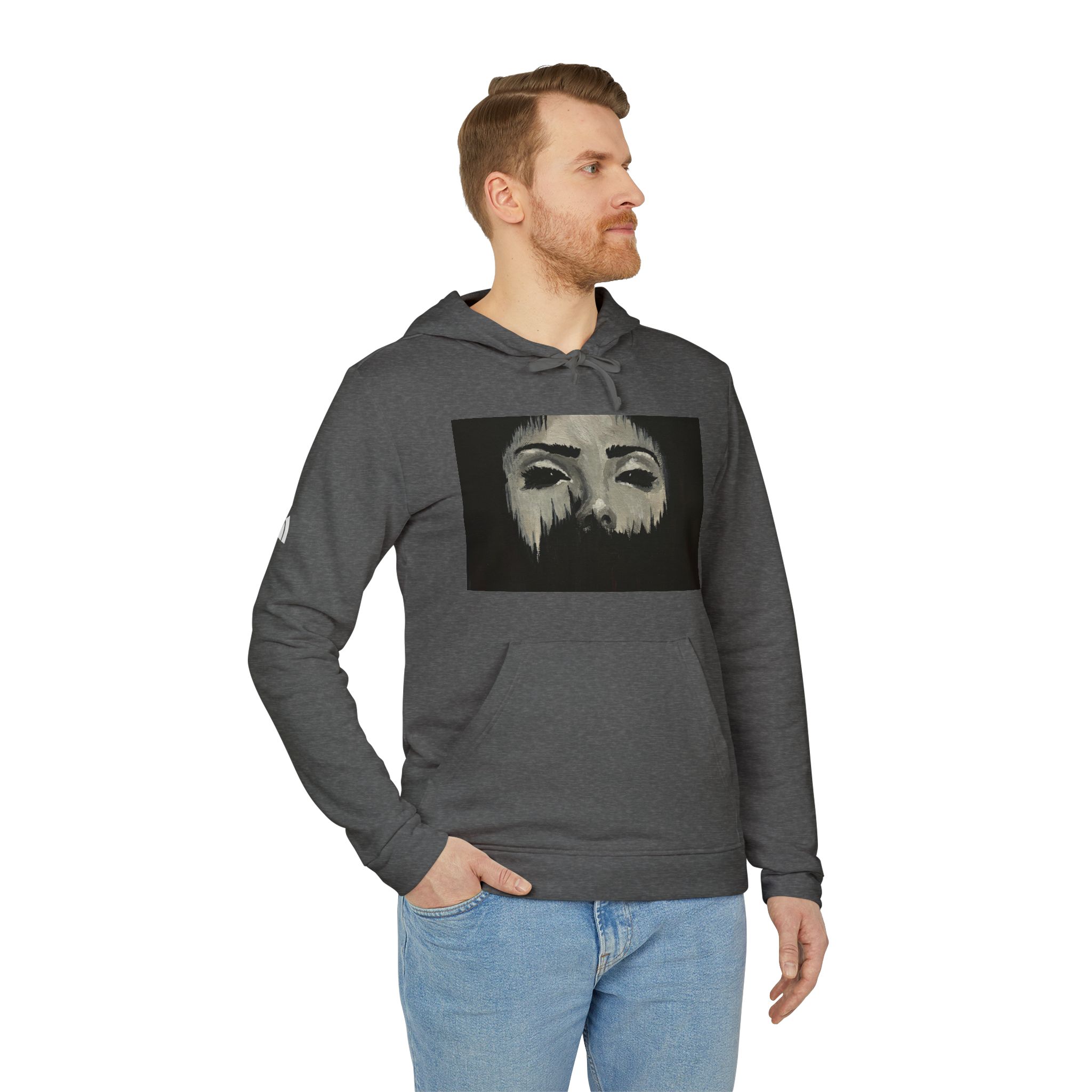 "Empty" Unisex Fleece Hoodie - Image 11