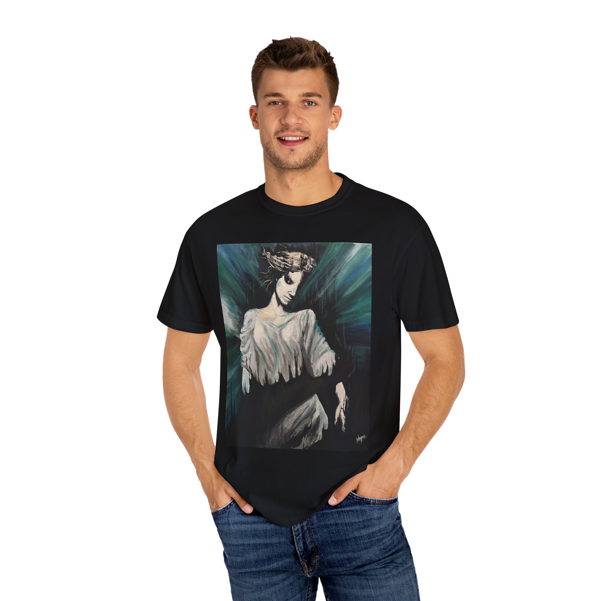 "The Void" Unisex Garment-Dyed T-Shirt - Image 51