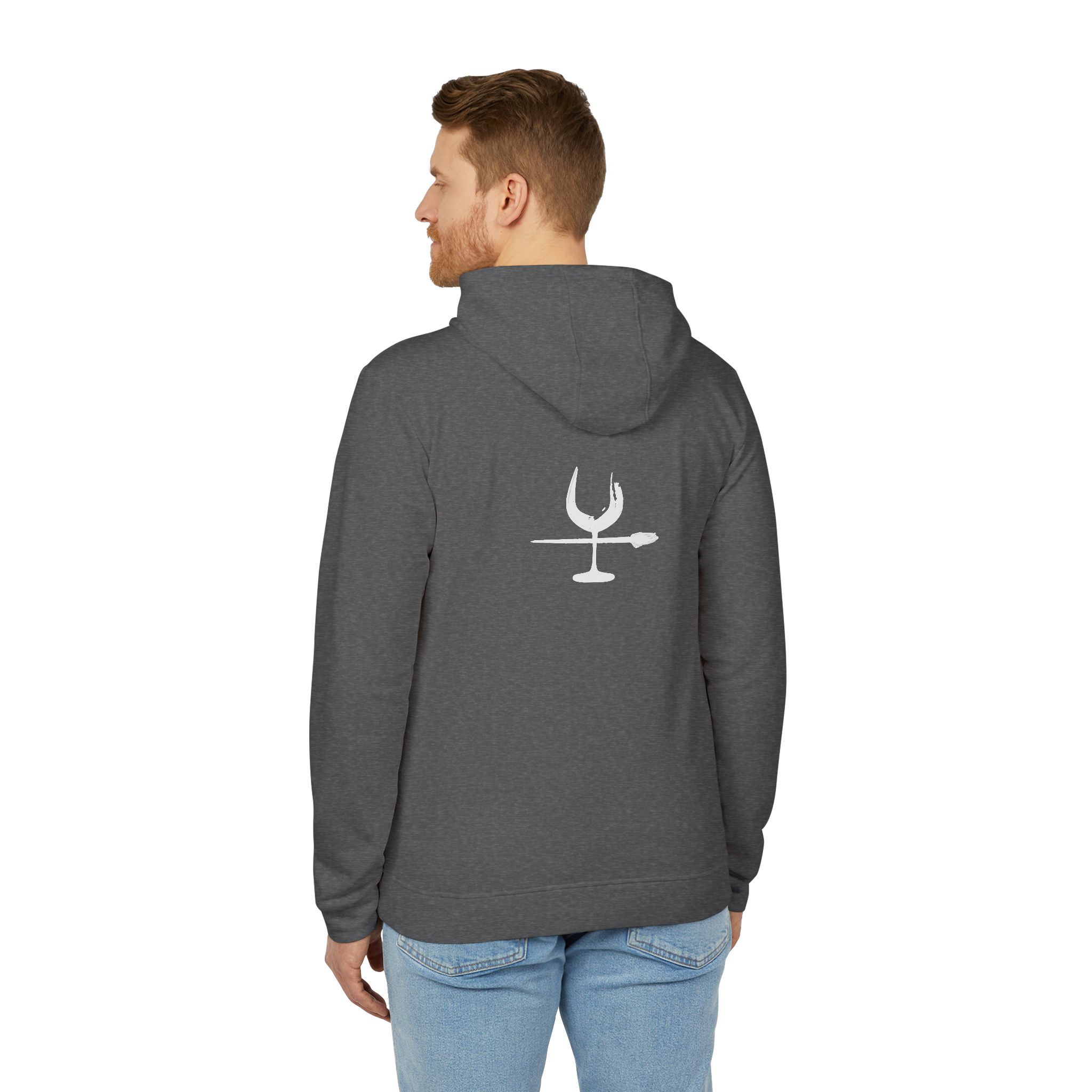 "Empty" Unisex Fleece Hoodie - Image 12