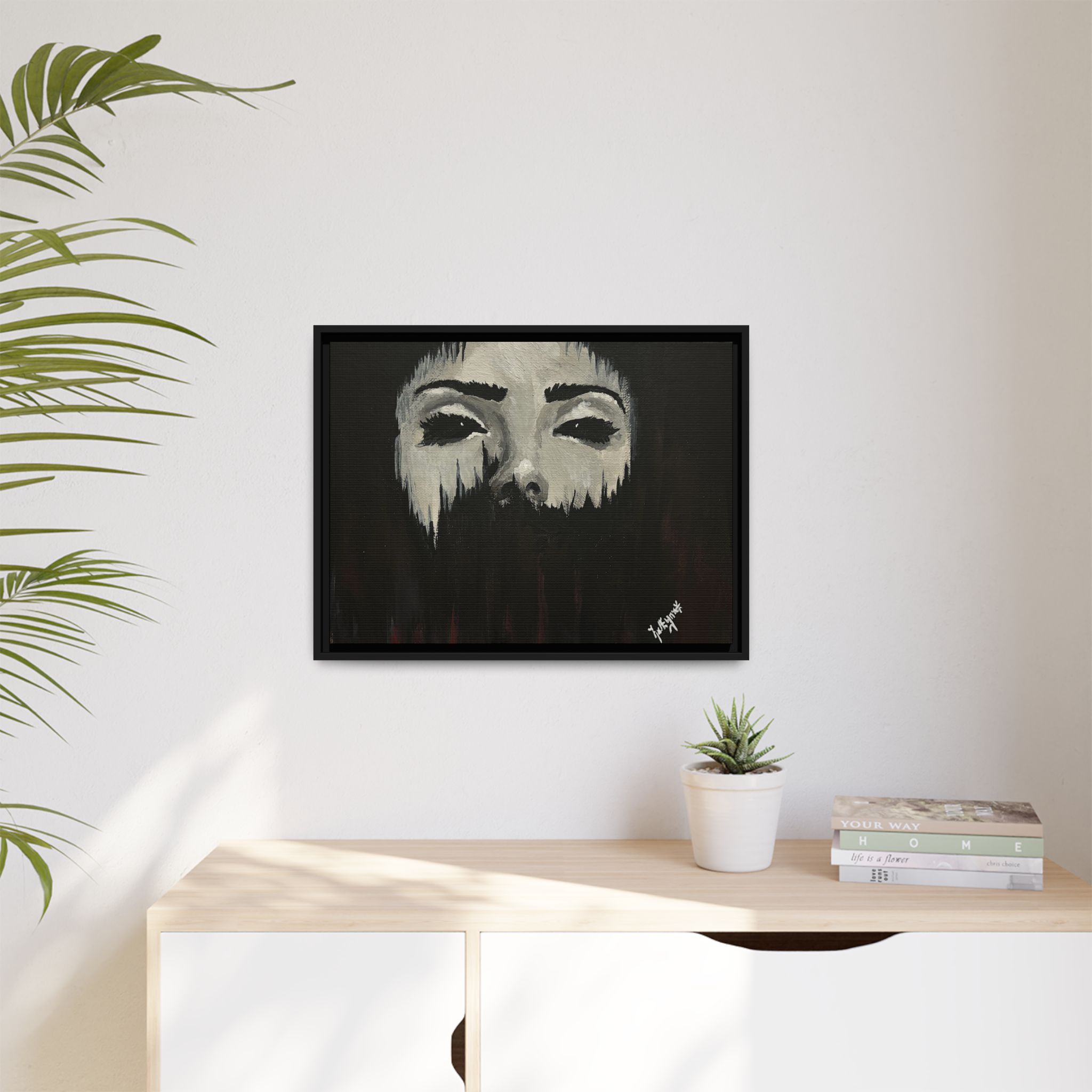 "Empty" Framed Canvas - Image 9