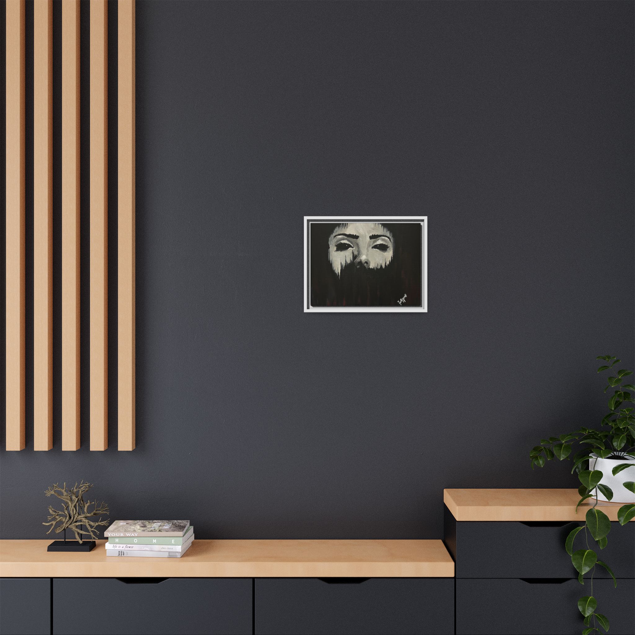 "Empty" Framed Canvas - Image 26