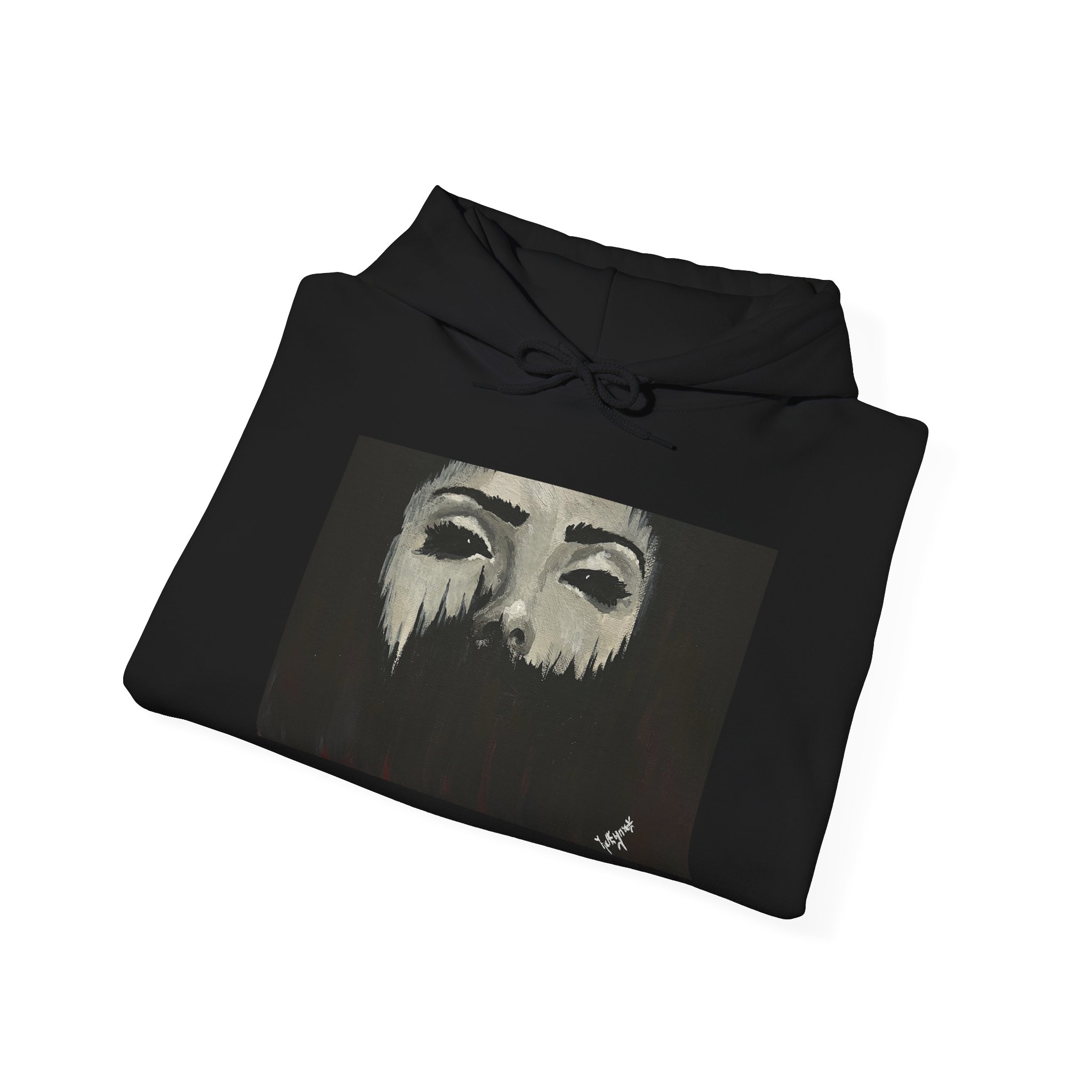 "Empty" Unisex Hooded Sweatshirt - Image 4