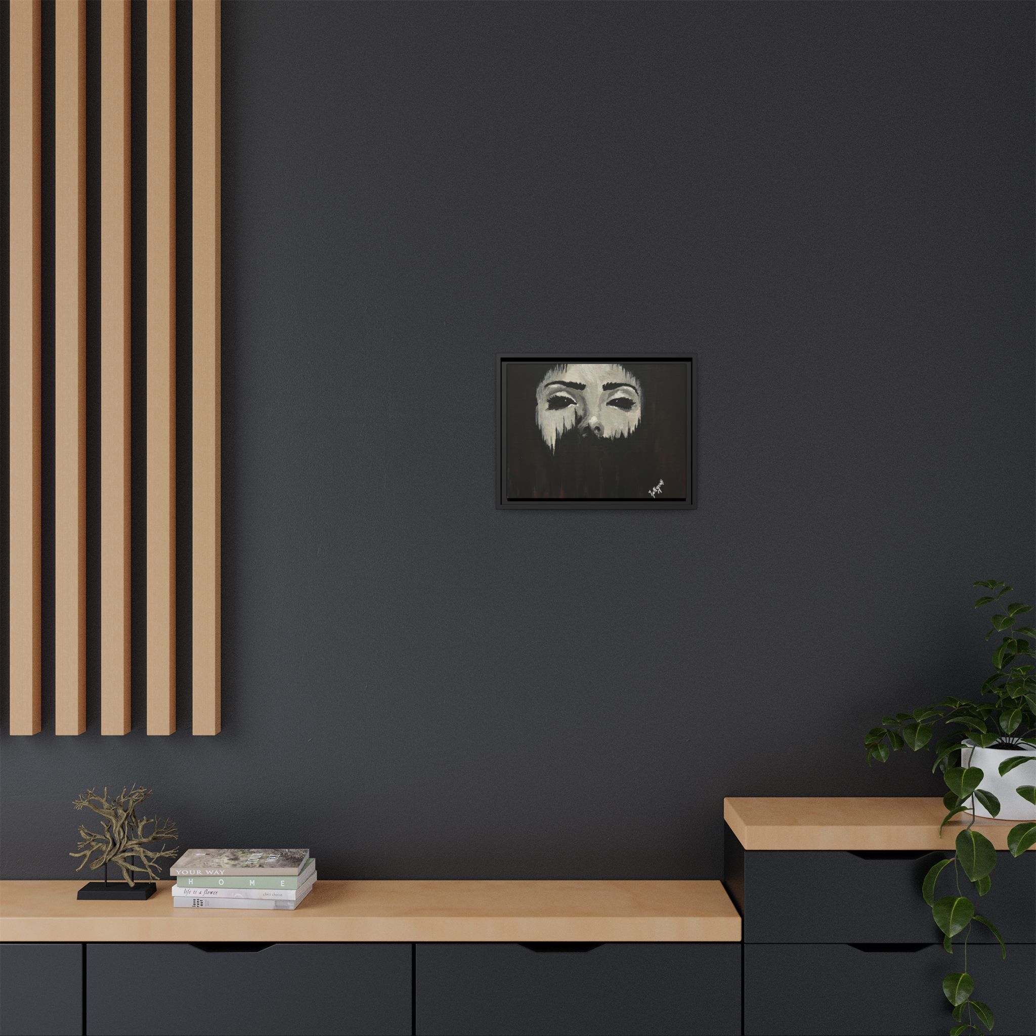 "Empty" Framed Canvas - Image 6
