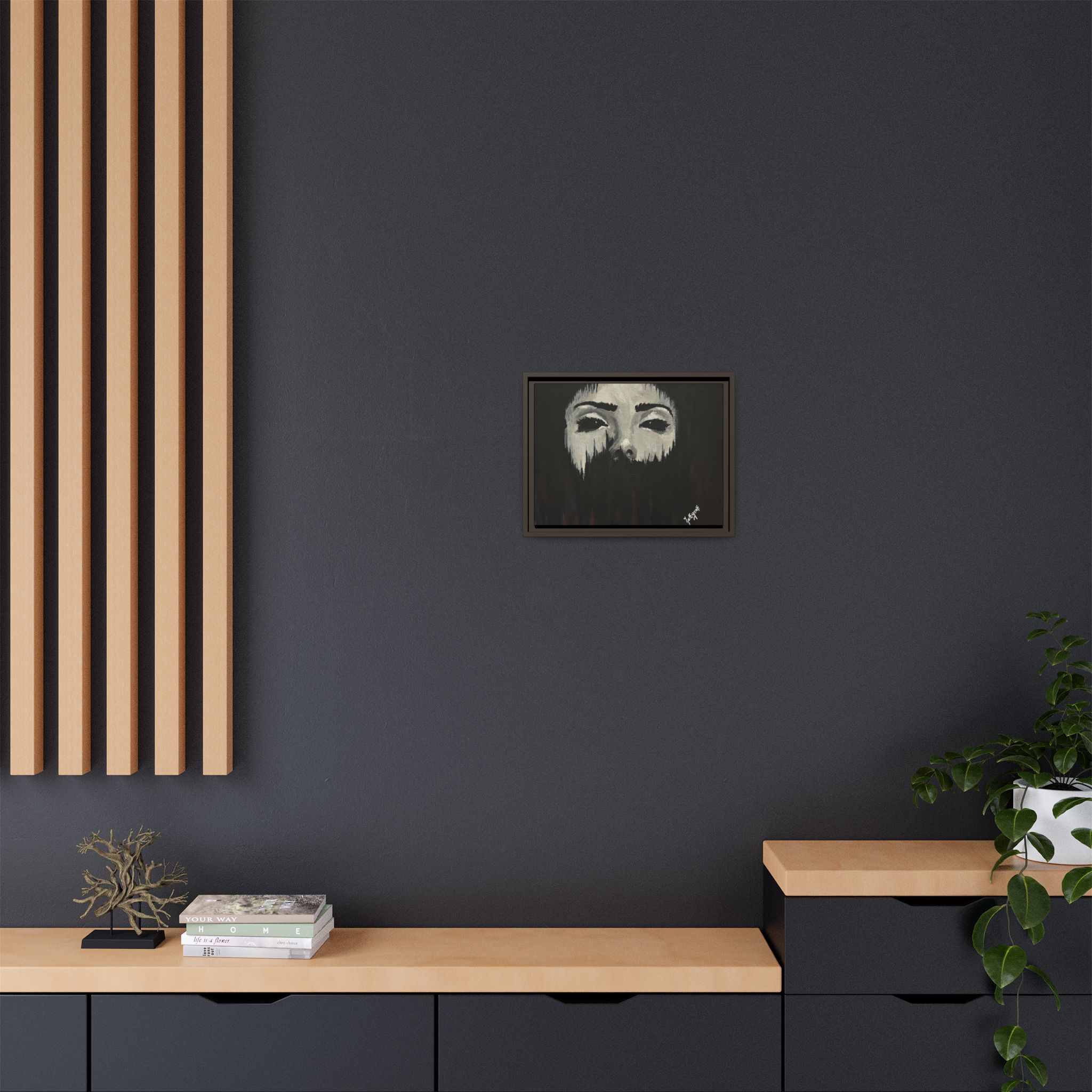 "Empty" Framed Canvas - Image 22