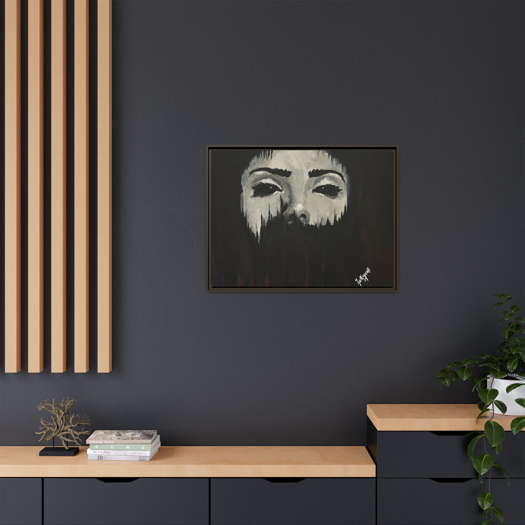 "Empty" Framed Canvas - Image 38