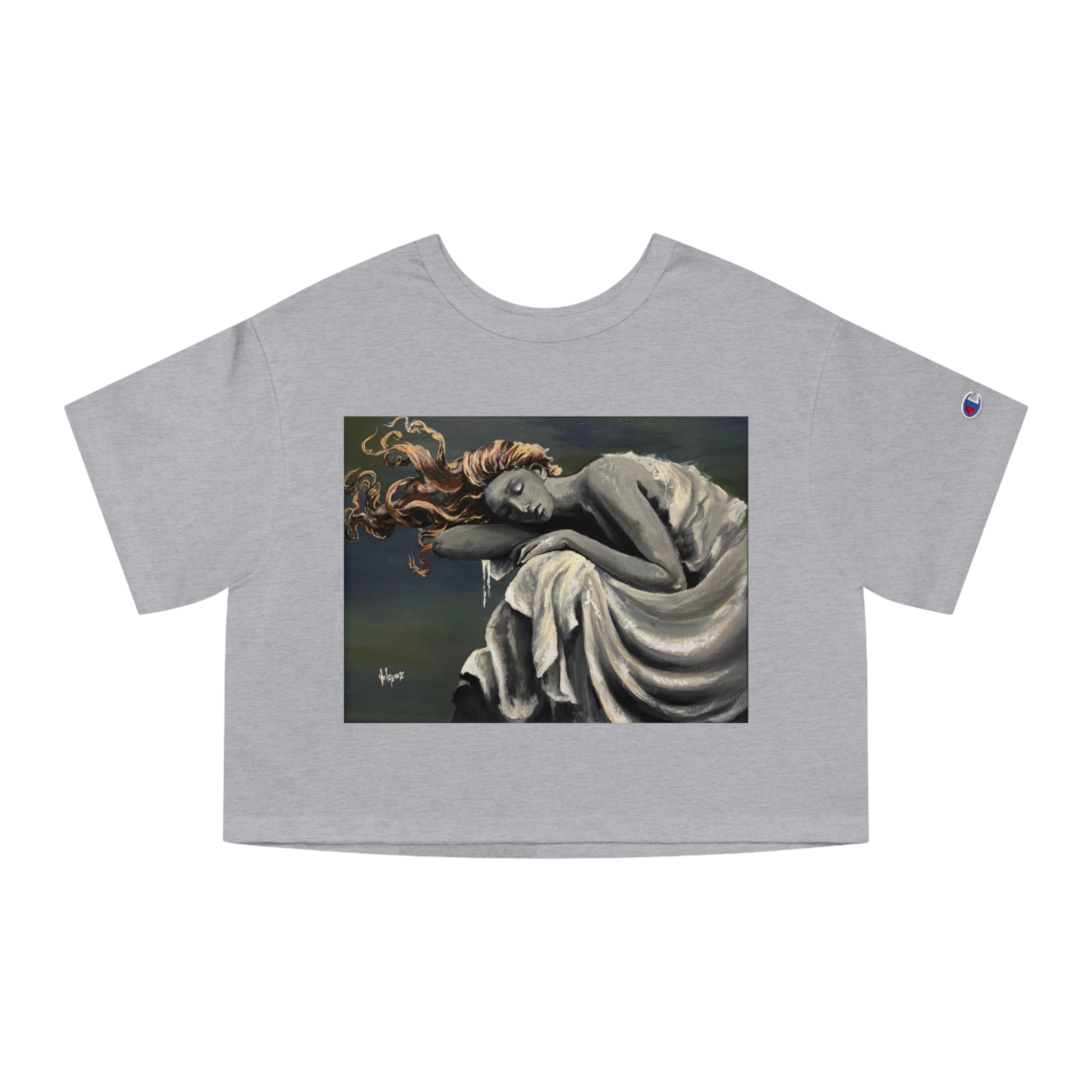 "Weightlessness" Women's Cropped T-Shirt - Image 4