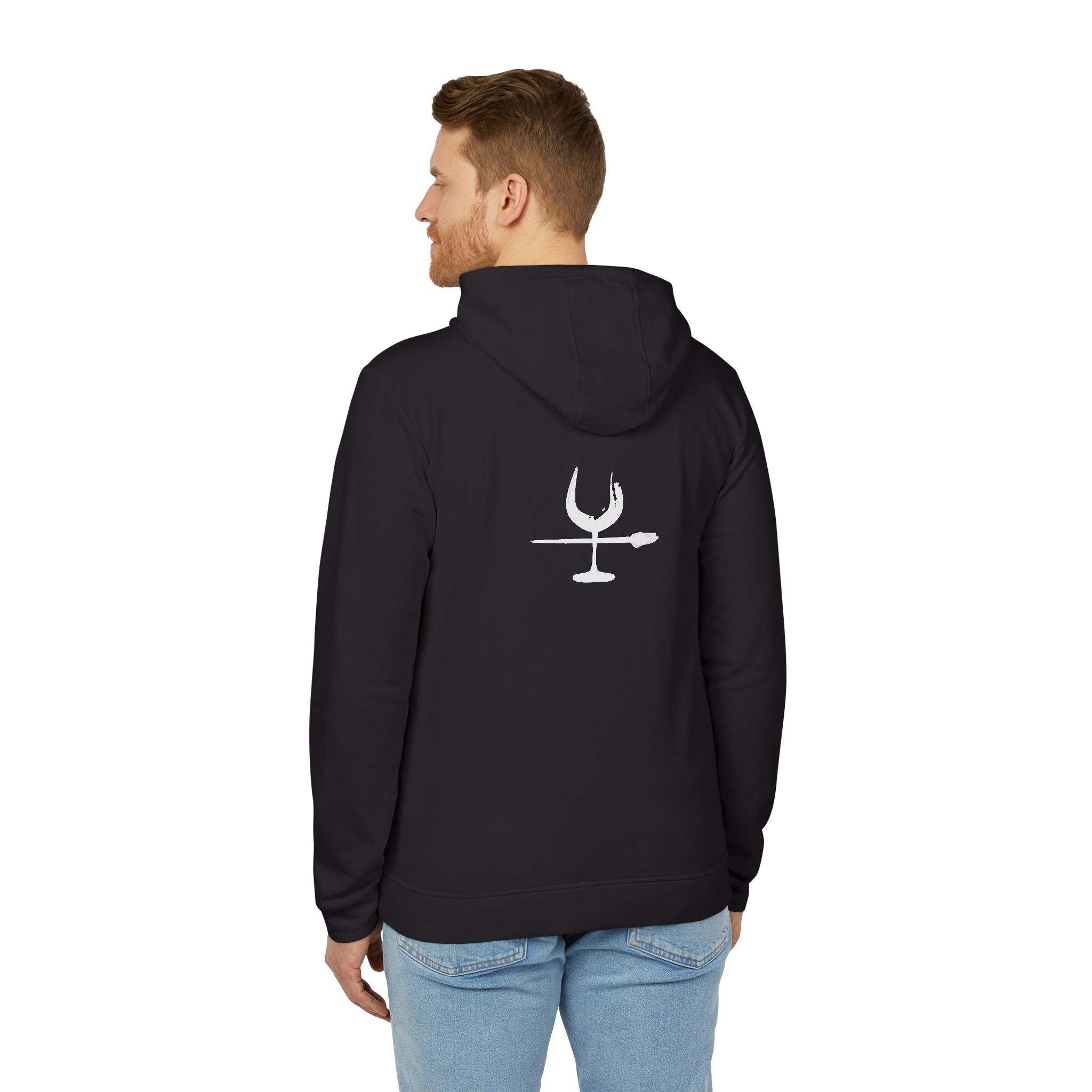 "Empty" Unisex Fleece Hoodie - Image 6